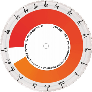 FD2200 高濃度硝酸鹽檢測組 Disc for Nitrate HR - 專業水質分析工具